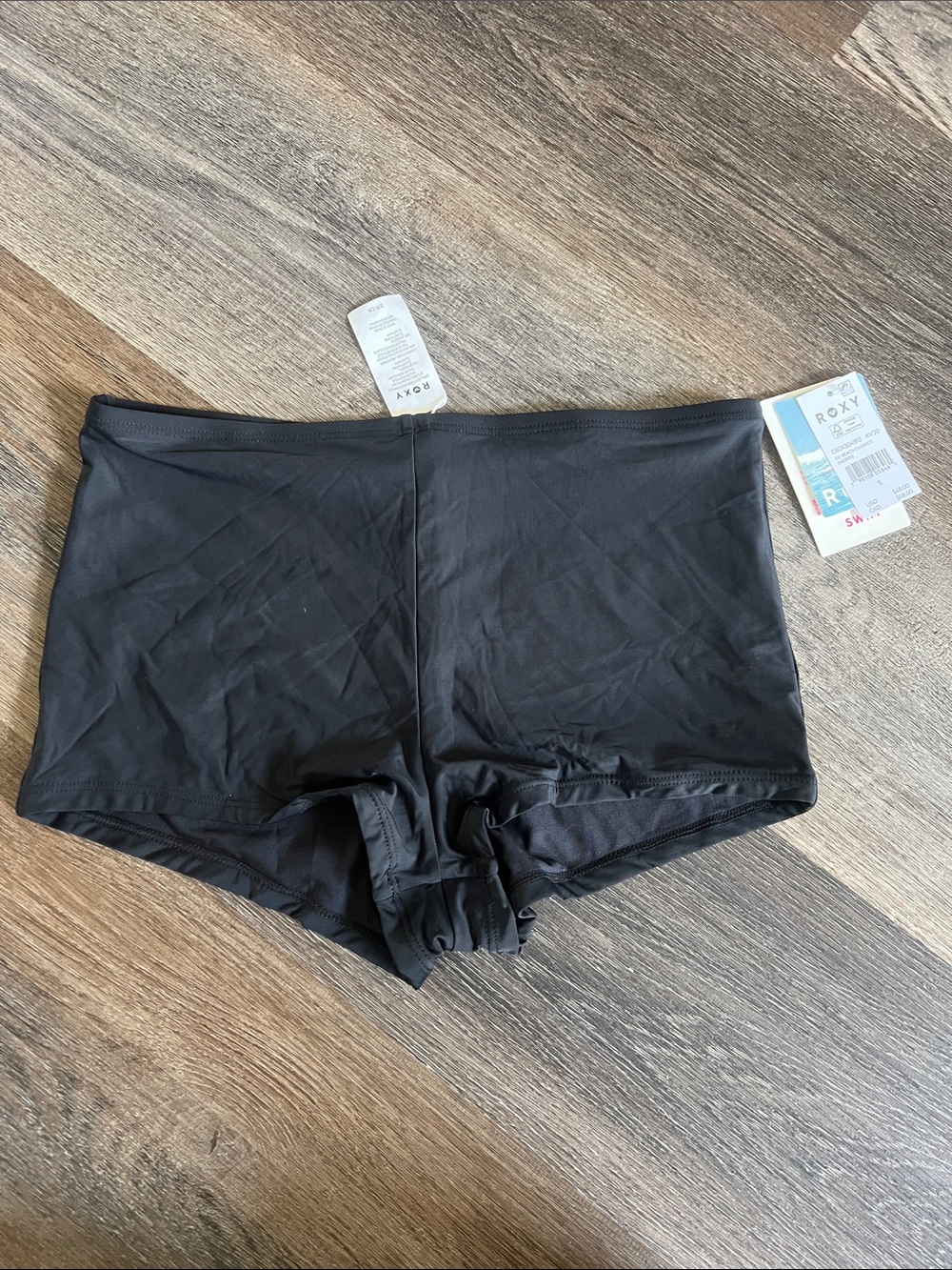 (9) NWT Roxy Black Swim Boyshorts